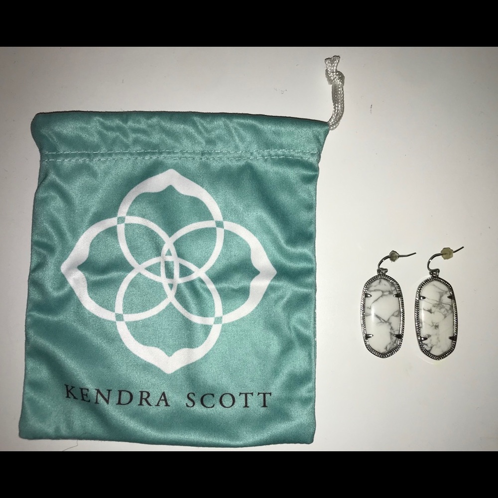 Kendra Scott Marbled Earrings